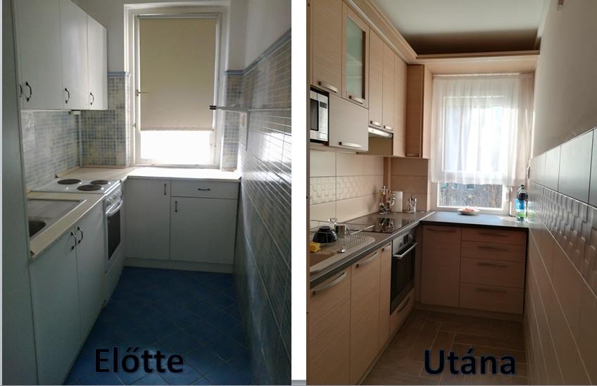 Előtte-utána konyha